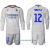 Conjunto (Camiseta+Pantalón Corto) Manga Larga Real Madrid Marcelo 12 Primera Equipación 2021/22 - Niño